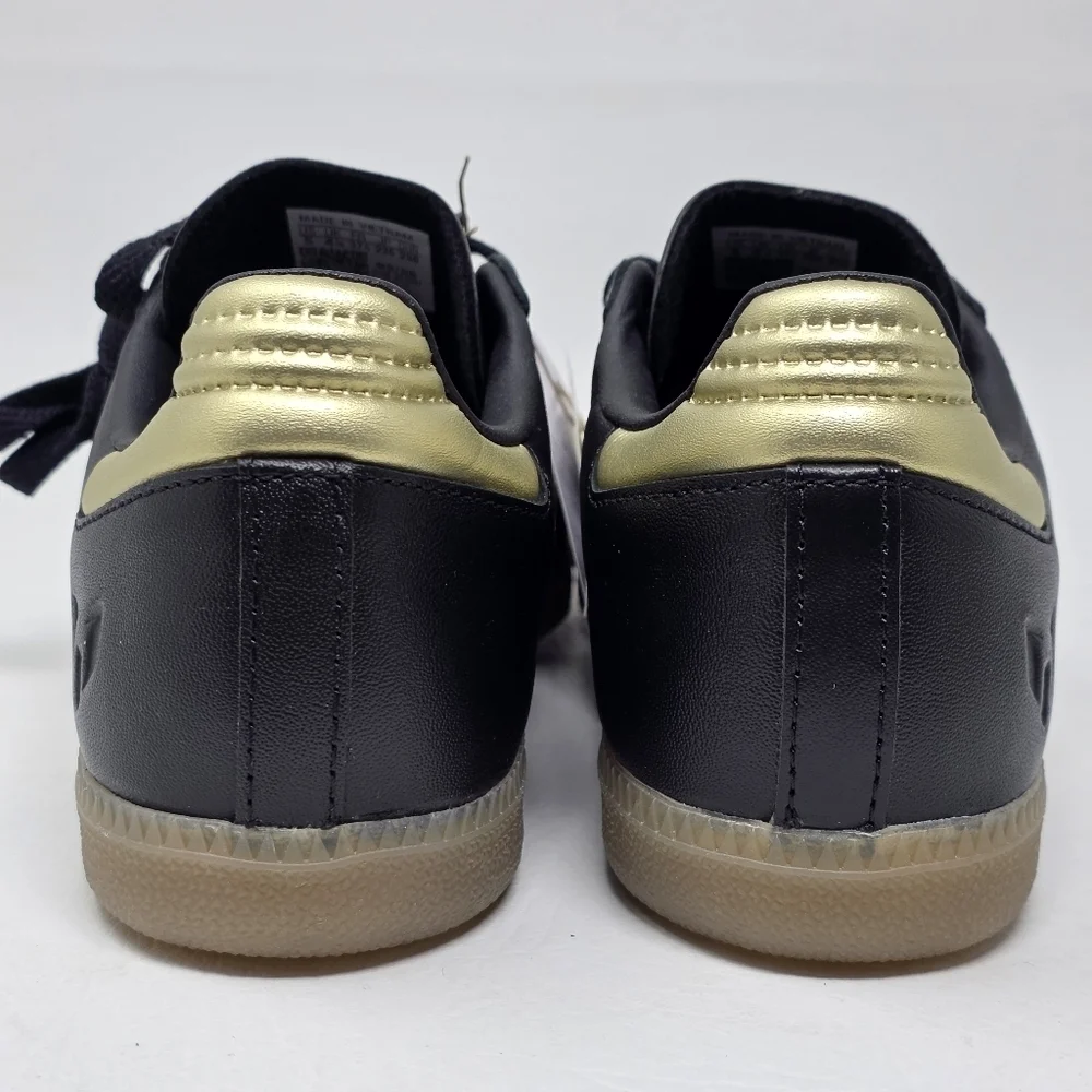 Adidas Samba x Messi J Black/Gold Metallic/Gum JR6349 Soccer Youth Size 5 New